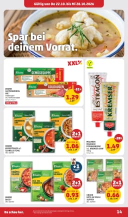 Seite 14 des Penny Prospekts Aktuelle Angebote
