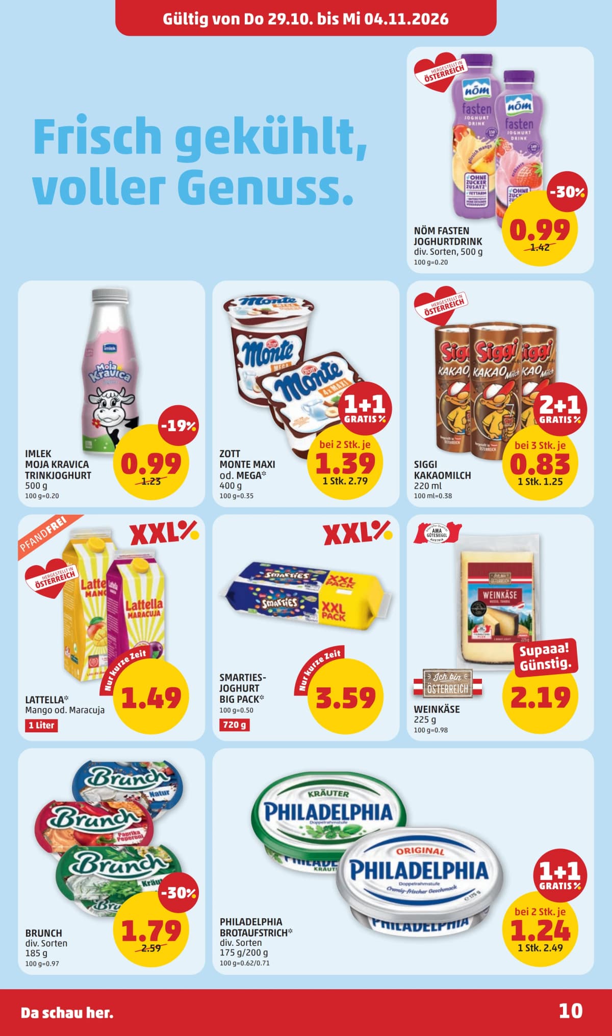 Seite 10 des Penny Flugblatts – Aktuelle Angebote