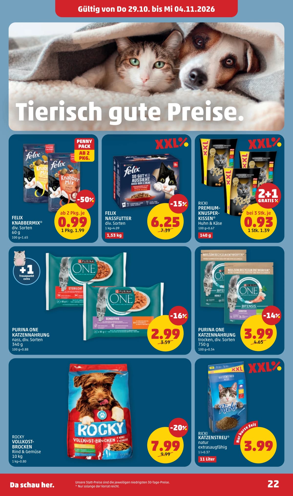 Seite 22 des Penny Flugblatts – Aktuelle Angebote