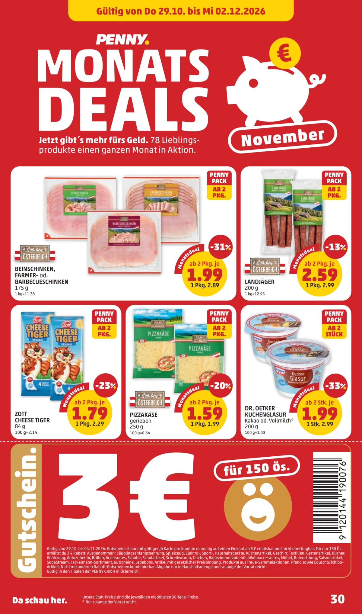 Seite 30 des Penny Flugblatts – Aktuelle Angebote