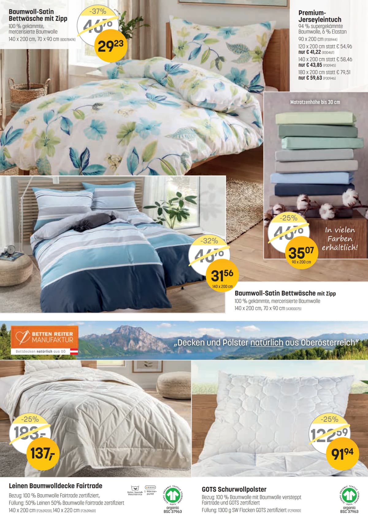 Seite 2 des Reiter Flugblatts – Aktuelle Angebote