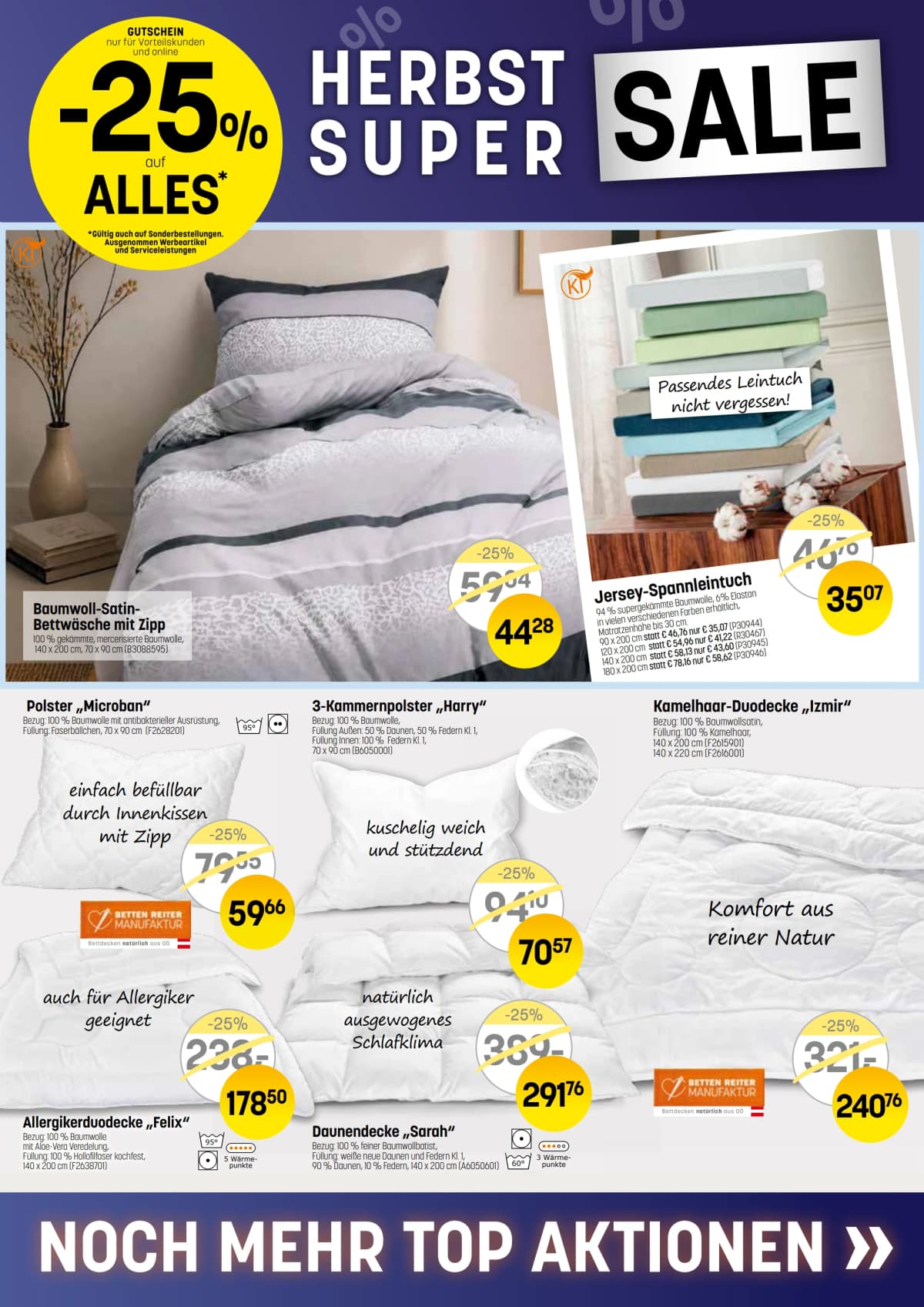 Seite 1 des Reiter Flugblatts – Aktionen