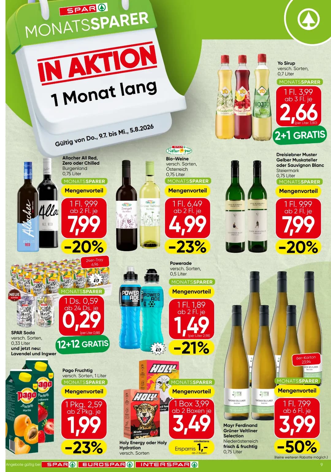 Monats Sparer