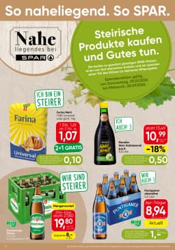 Seite 10 des Spar Prospekts Aktuelle Angebote