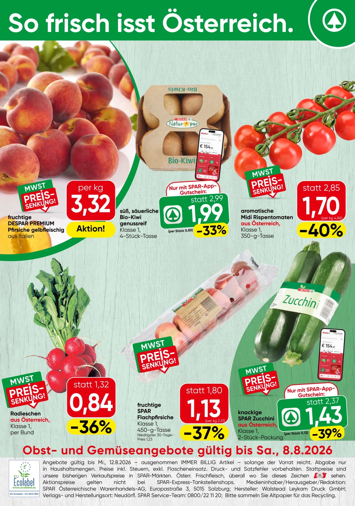 Seite 16 des Spar Flugblatts – Aktuelle Angebote ab 23.08.2026.