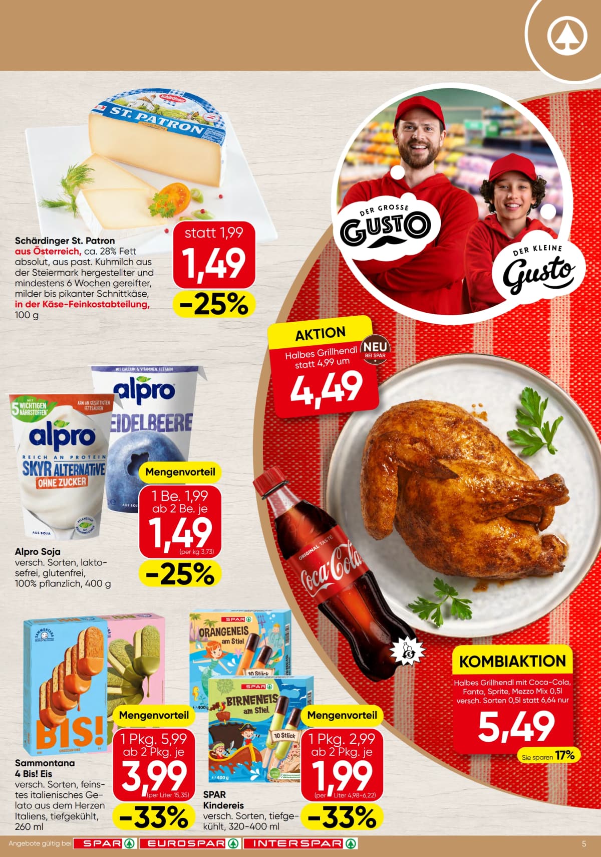 Seite 5 des Spar Flugblatts – Angebote