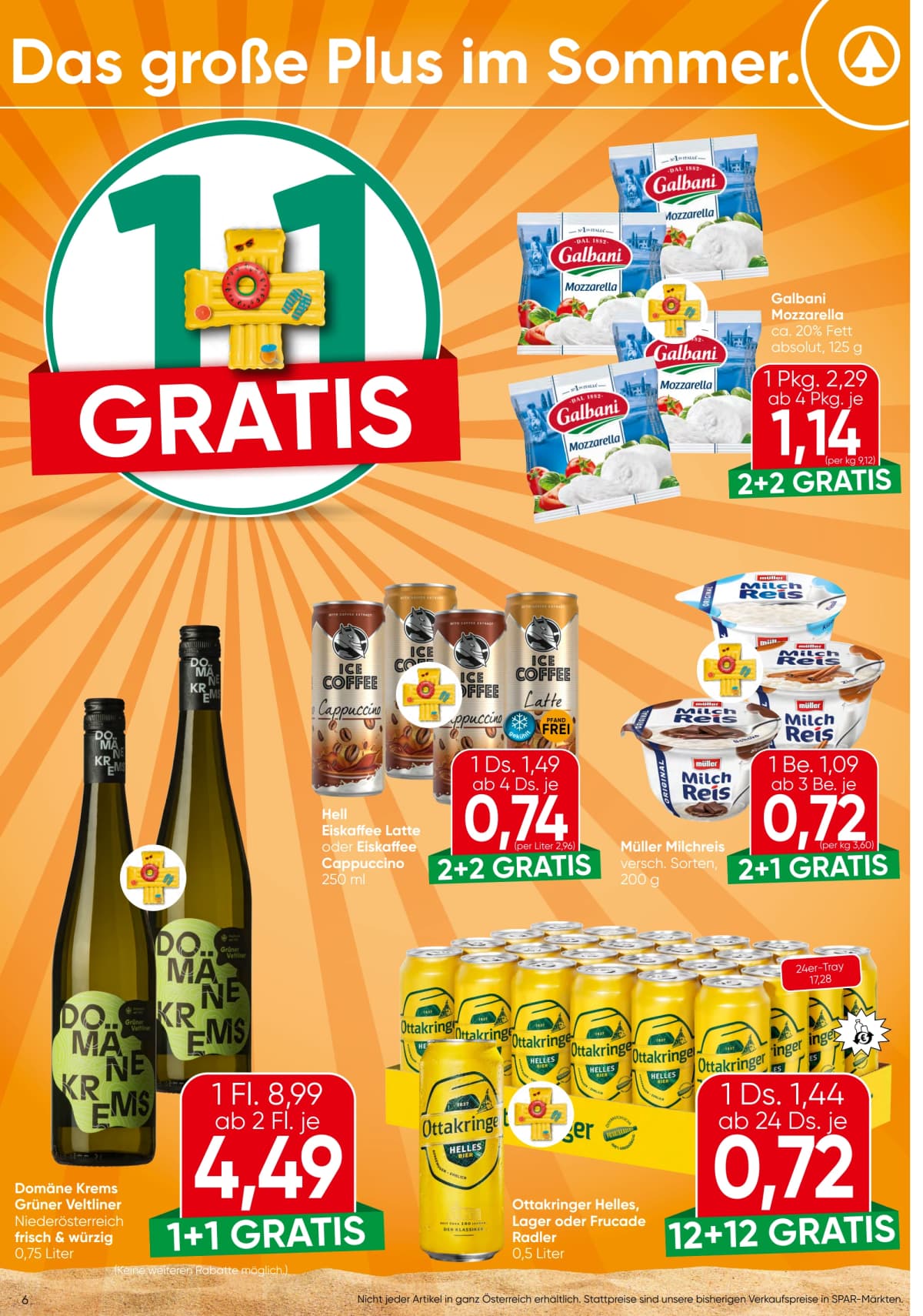 Seite 6 des Spar Flugblatts – Angebote