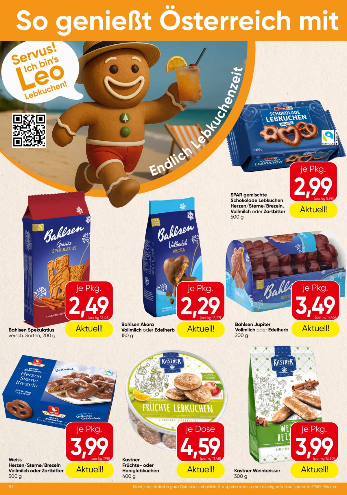 Seite 10 des Spar Flugblatts – Angebote