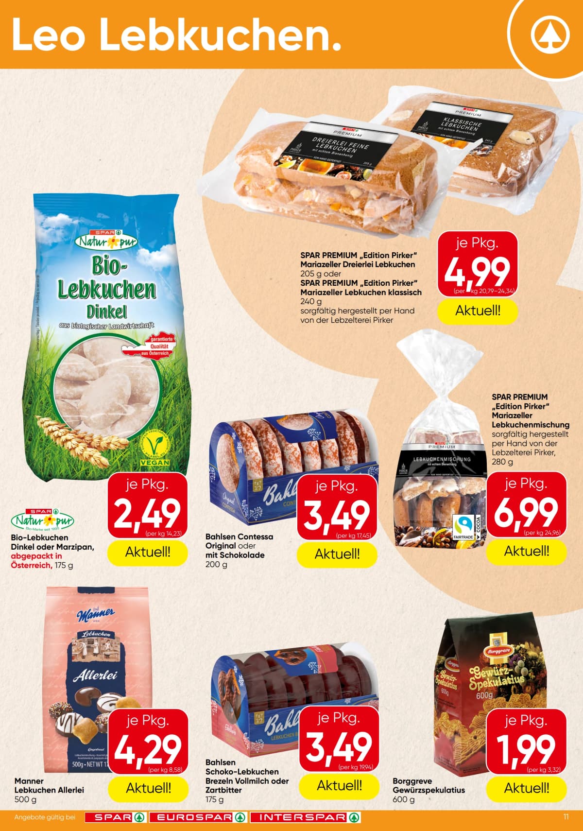 Seite 11 des Spar Flugblatts – Angebote