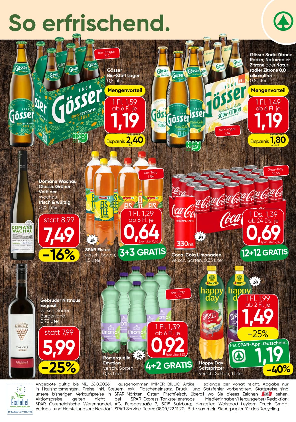 Seite 16 des Spar Flugblatts – Angebote