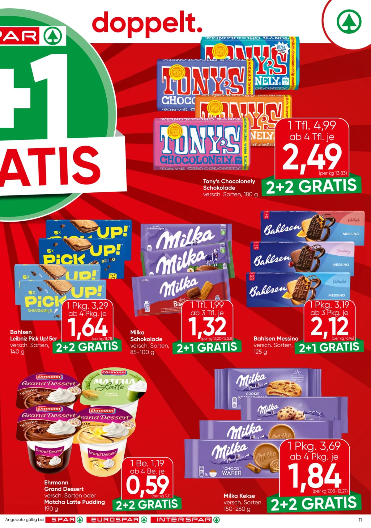 Seite 11 des Spar Flugblatts – Aktuelle Angebote