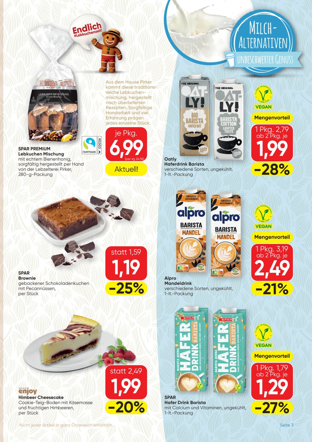 Seite 3 des Spar Flugblatts – Gourmet