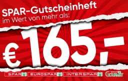 Seite 1 des Spar Prospekts Gutscheinheft