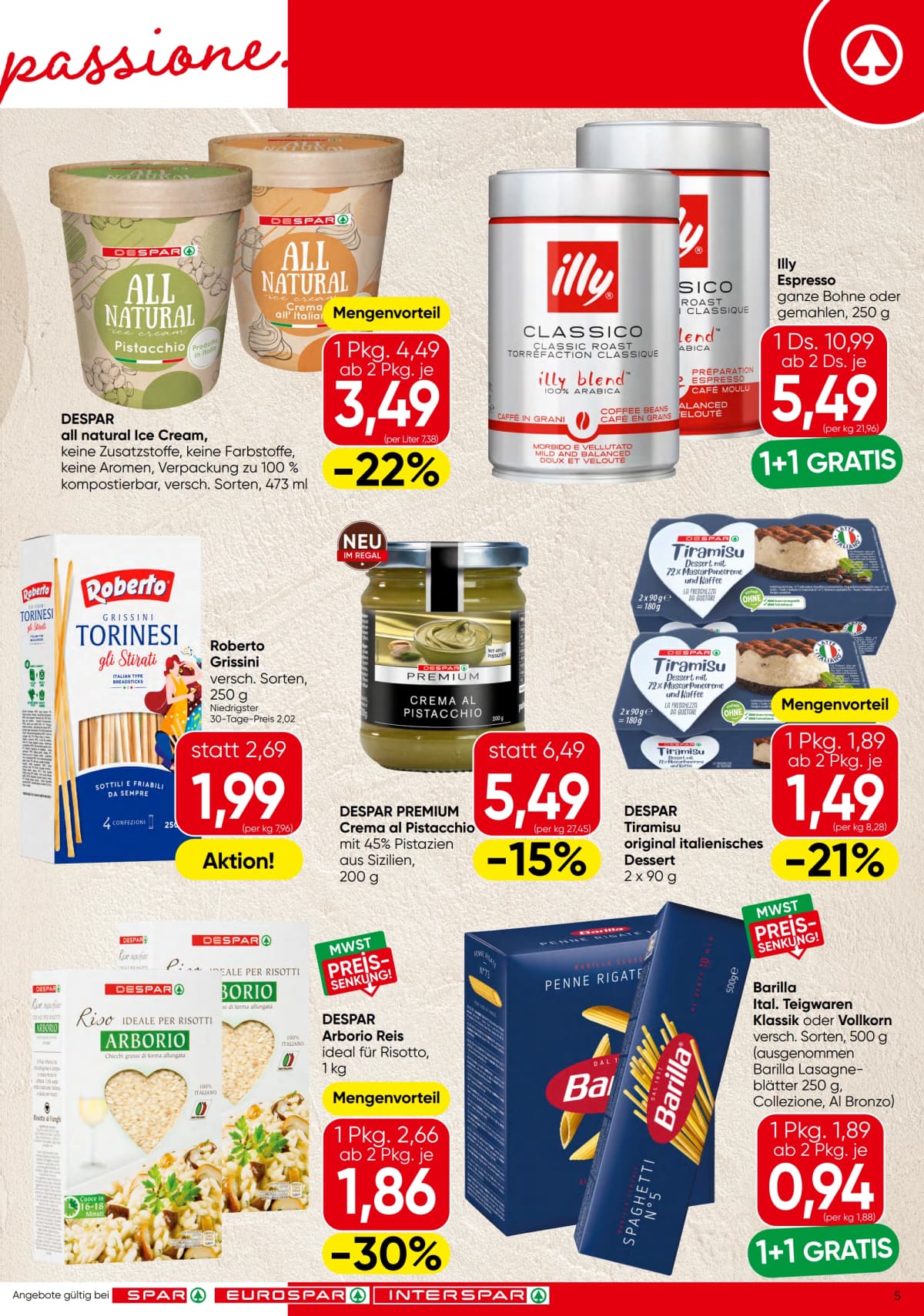 Seite 5 des Spar Flugblatts – Aktuelle Angebote