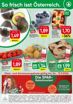 Seite 24 des Spar Prospekts Aktuelle Angebote