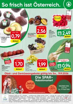 Seite 16 des Spar Prospekts Aktuelle Angebote