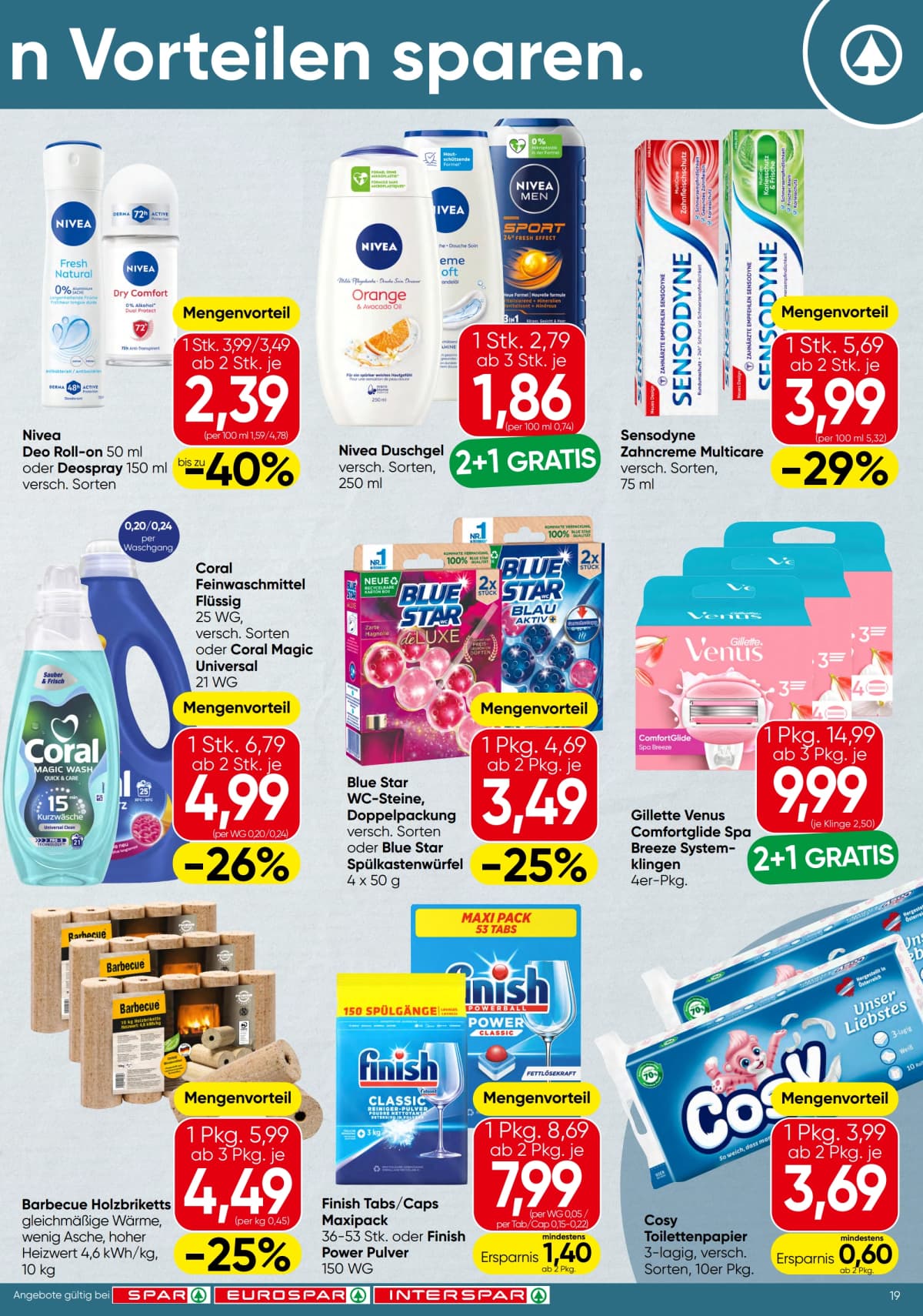 Seite 19 des Spar Flugblatts – Aktuelle Angebote