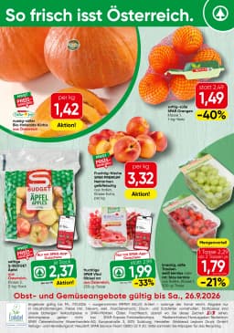 Seite 20 des Spar Prospekts Aktuelle Angebote
