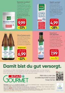 Seite 16 des Spar Prospekts Gourmet