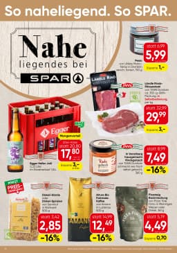 Seite 14 des Spar Prospekts Aktuelle Angebote