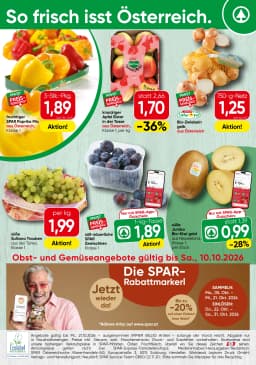 Seite 20 des Spar Prospekts Aktuelle Angebote