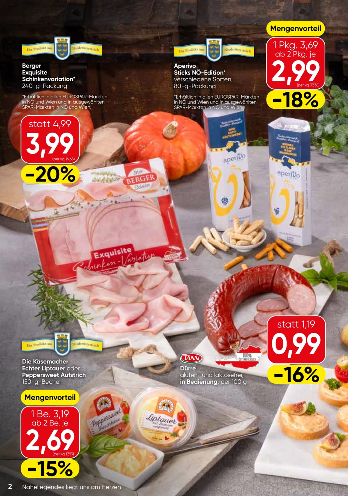 Seite 14 des Spar Flugblatts – Gourmet