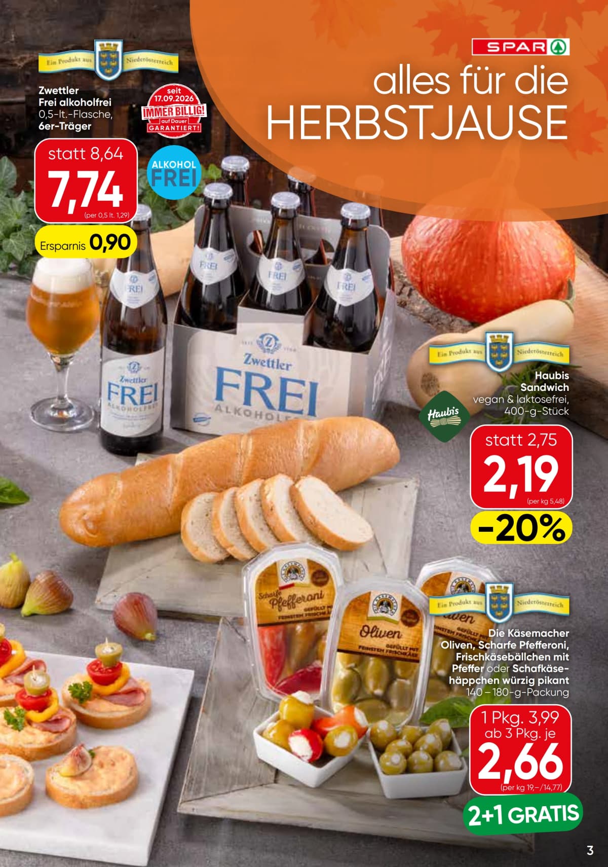 Seite 15 des Spar Flugblatts – Gourmet