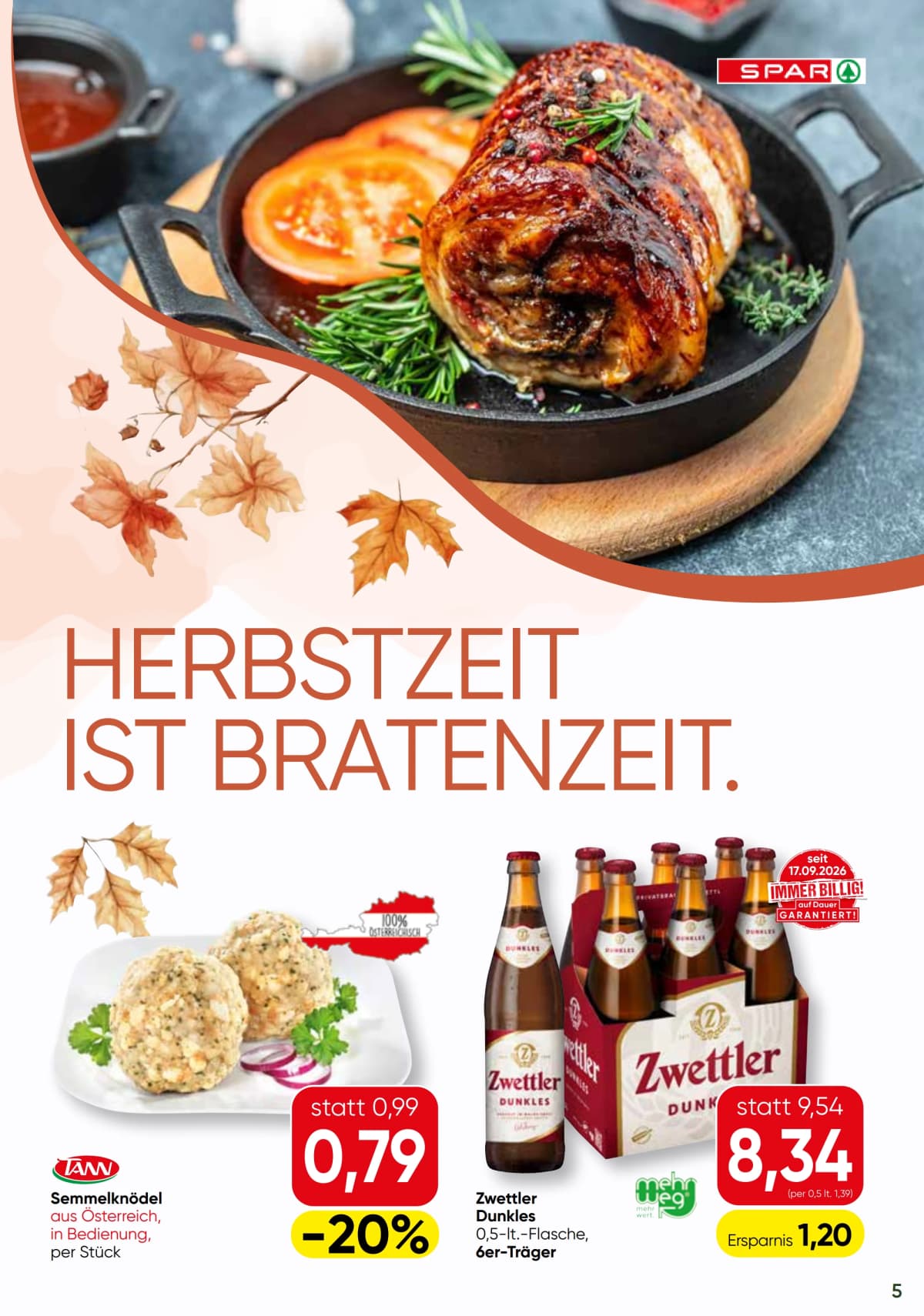 Seite 17 des Spar Flugblatts – Gourmet