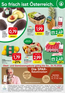 Seite 20 des Spar Prospekts Aktuelle Angebote
