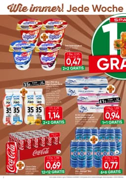 Seite 2 des Spar Prospekts Aktuellle Angebote