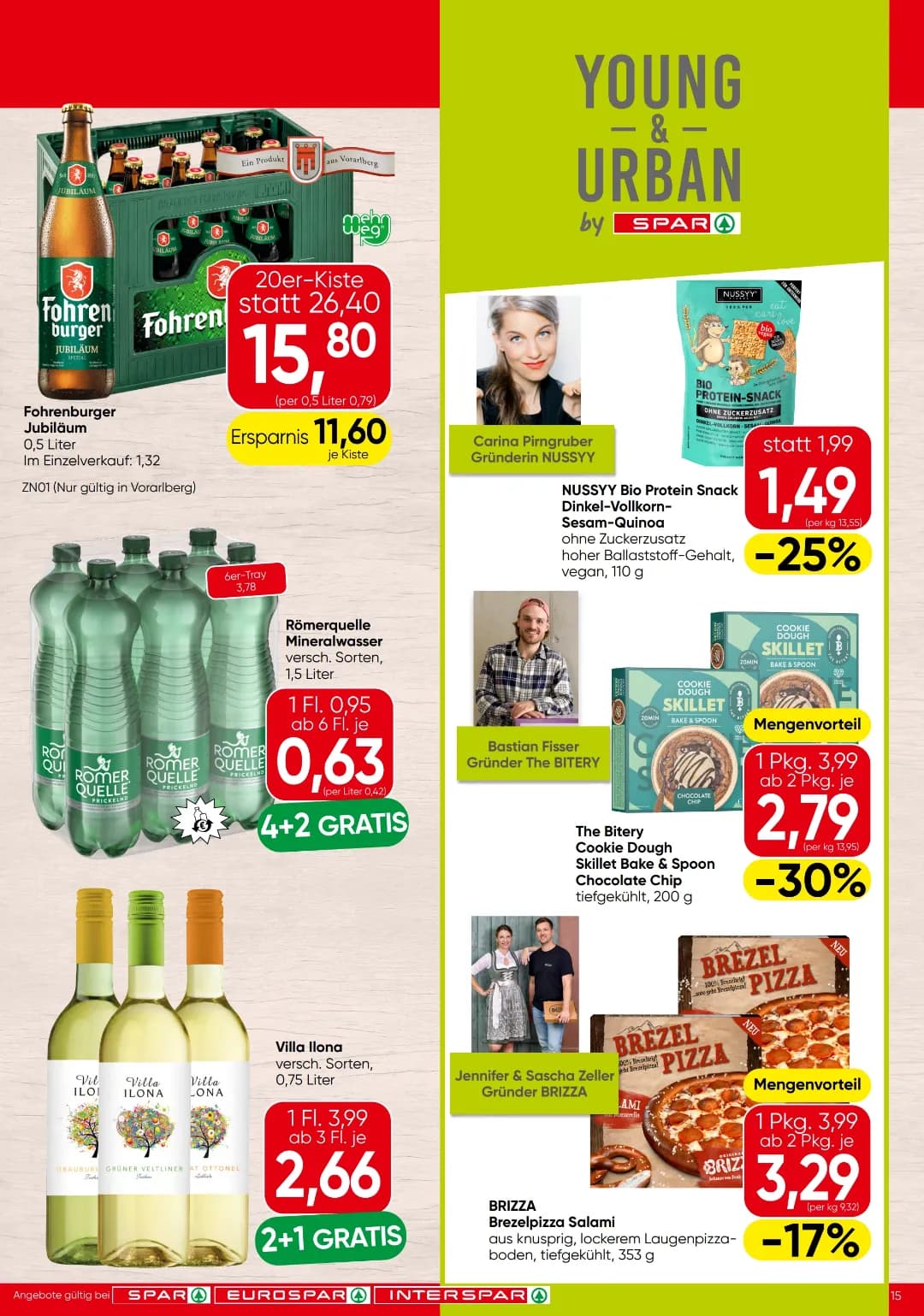 Seite 15 des Spar Flugblatts – Aktuellle Angebote