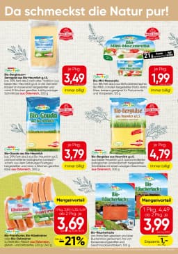Seite 2 des Spar Prospekts Natur Pur
