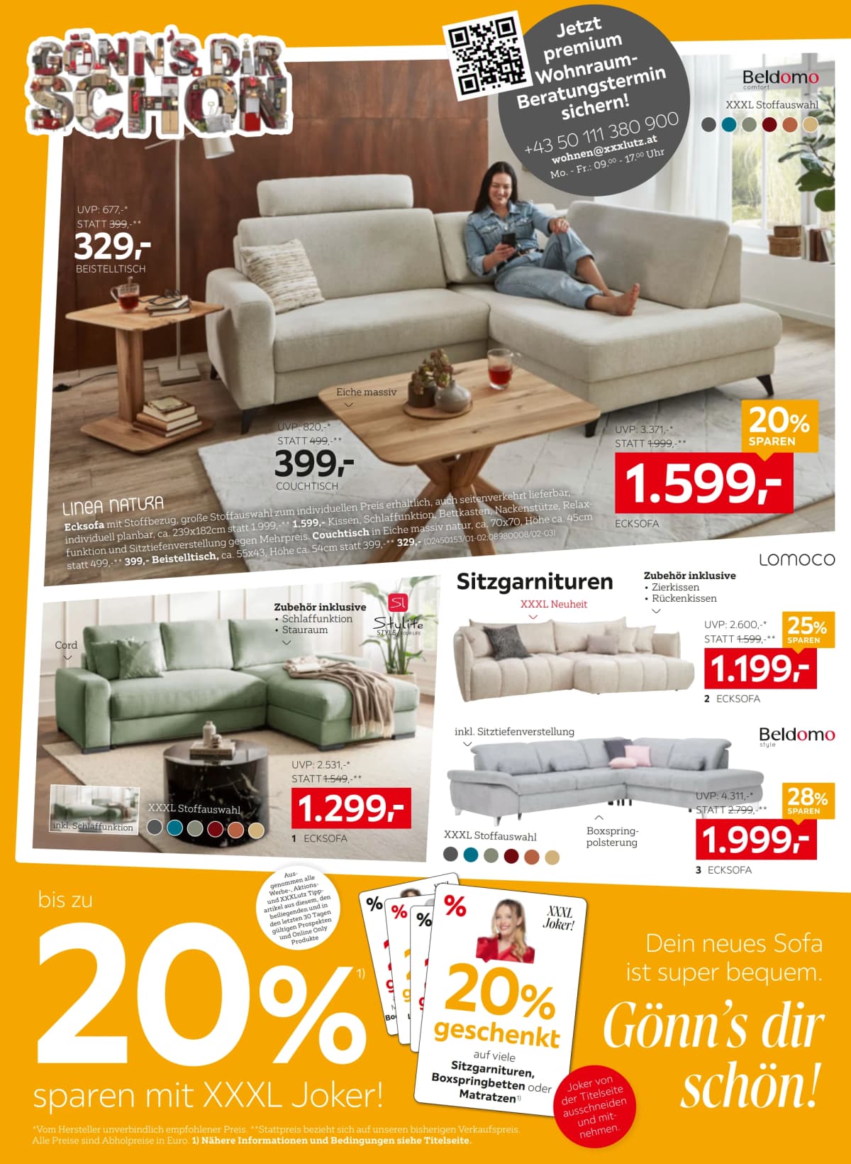Seite 4 des XXXLutz Flugblatts – Aktuelle Angebote ab 23.08.2026.