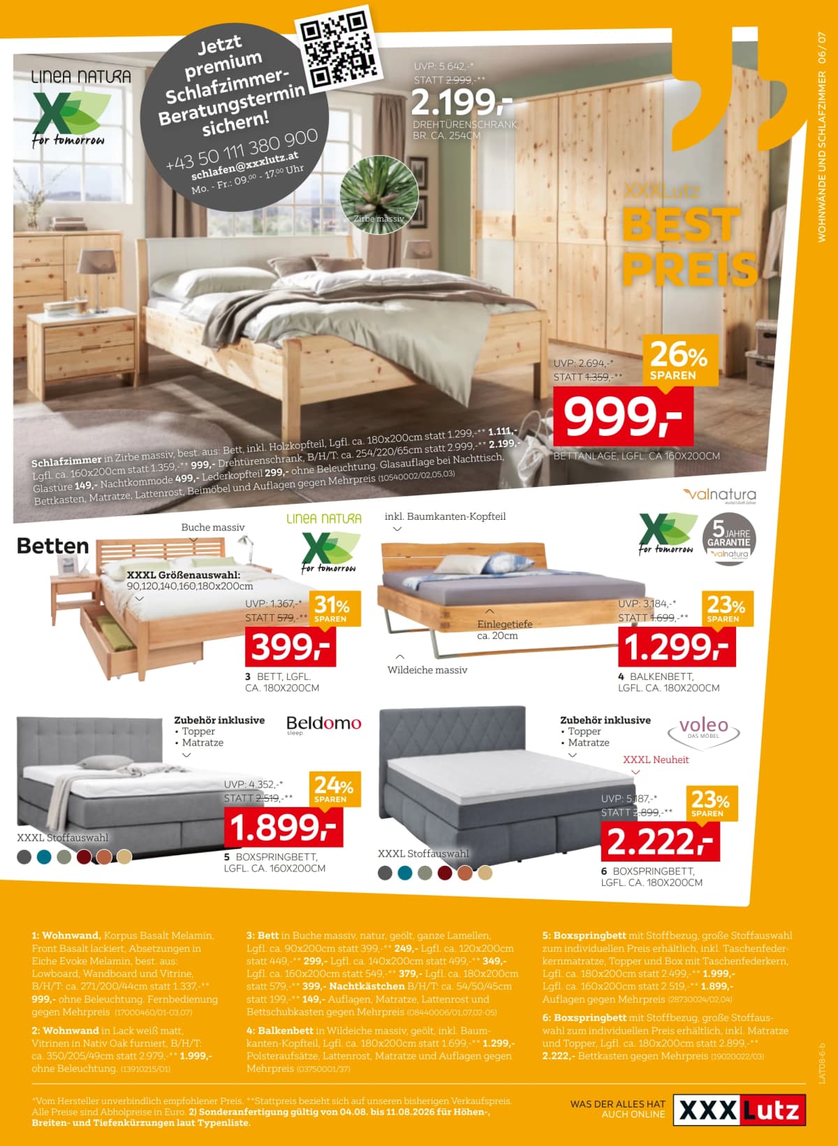 Seite 7 des XXXLutz Flugblatts – Aktuelle Angebote ab 23.08.2026.