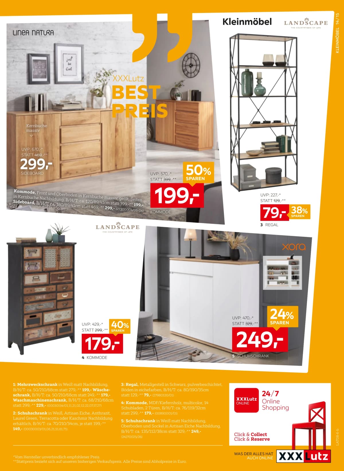 Seite 15 des XXXLutz Flugblatts – Aktuelle Angebote ab 23.08.2026.