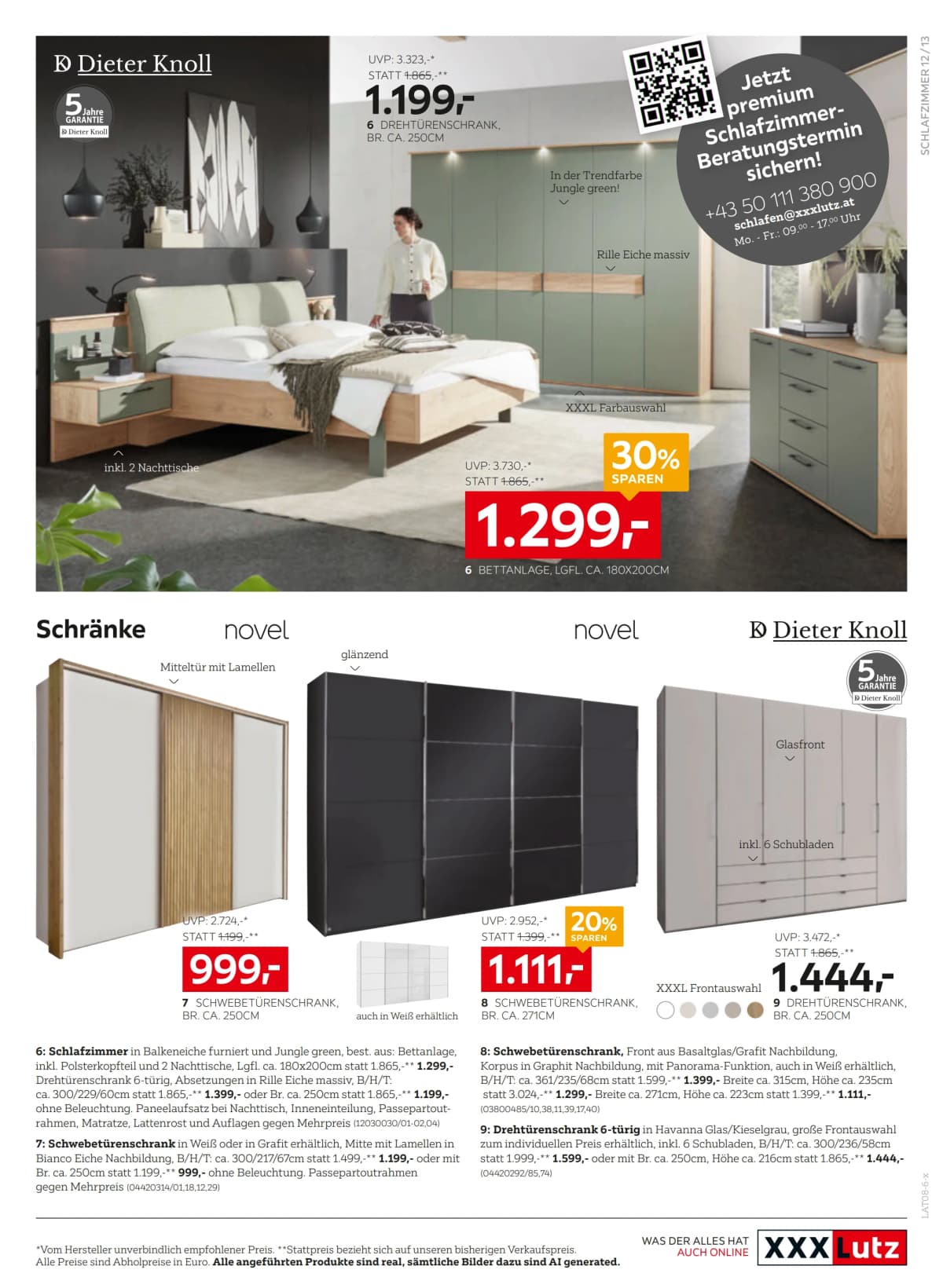 Seite 13 des XXXLutz Flugblatts – 20% sparen mit XXXL Joker ab 23.08.2026.