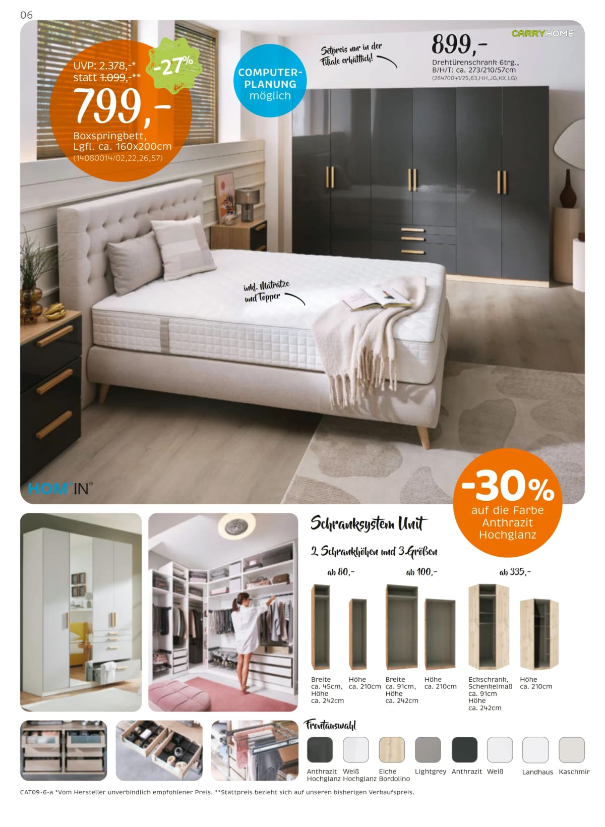 Seite 6 des XXXLutz Flugblatts – Carry Home
