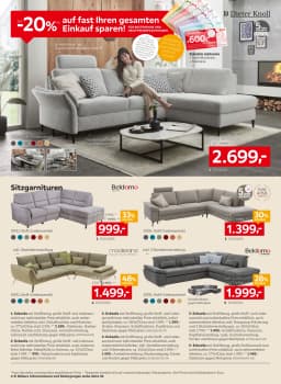 Seite 6 des XXXLutz Prospekts 20% Einkauf Sparen