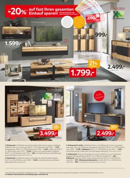 Seite 10 des XXXLutz Prospekts 20% Einkauf Sparen