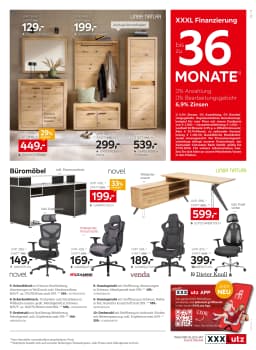 Seite 17 des XXXLutz Prospekts 20% Einkauf Sparen
