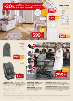Seite 20 des XXXLutz Prospekts 20% Einkauf Sparen