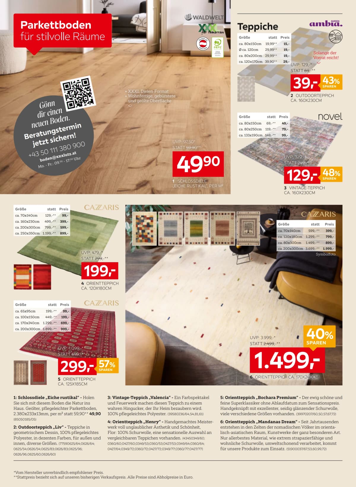 Seite 22 des XXXLutz Flugblatts – 20% Einkauf Sparen ab 09.09.2026.