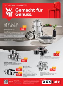 Seite 1 des XXXLutz Prospekts Gemacht für Genus