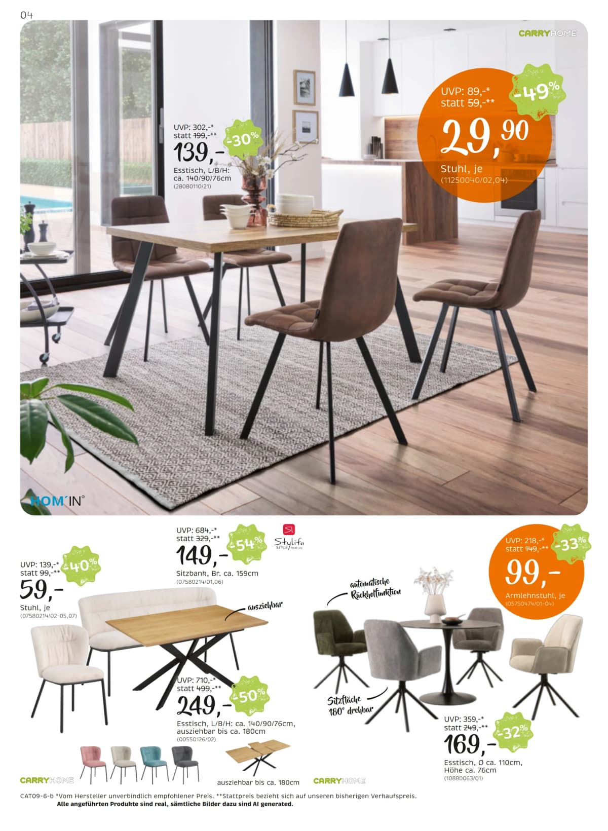 Seite 4 des XXXLutz Flugblatts – Carry Home ab 08.09.2026.