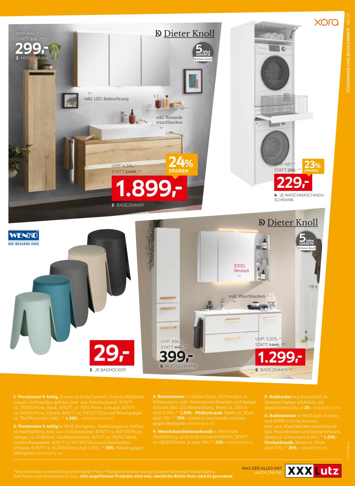Seite 11 des XXXLutz Flugblatts – Bis zu 20% ab 08.09.2026.