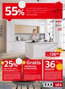 Titelblatt des XXXLutz Prospekts Bis minus 55%