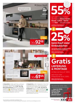 Seite 3 des XXXLutz Prospekts Bis minus 55%