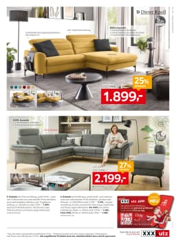 Seite 7 des XXXLutz Prospekts 33% auf viele Möbel