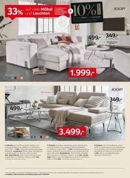 Seite 10 des XXXLutz Prospekts 33% auf viele Möbel
