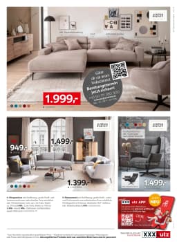 Seite 11 des XXXLutz Prospekts 33% auf viele Möbel